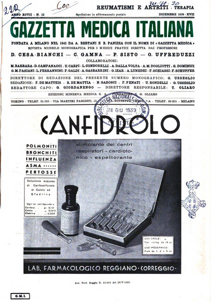 Gazzetta medica italiana