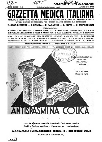 Gazzetta medica italiana