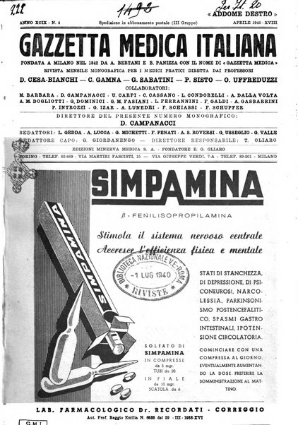 Gazzetta medica italiana