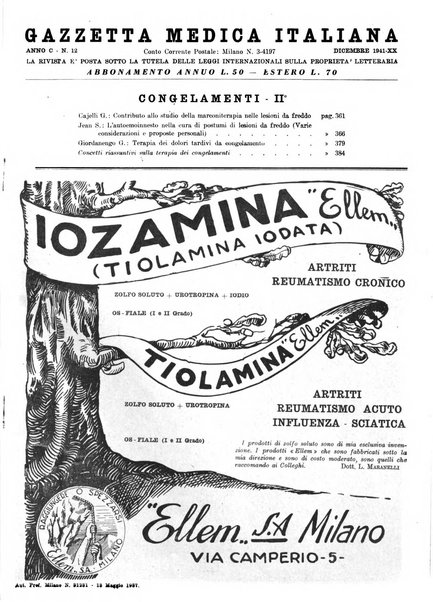 Gazzetta medica italiana