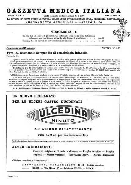 Gazzetta medica italiana