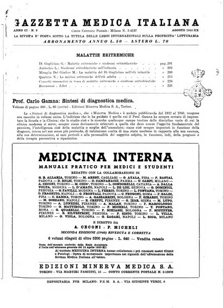 Gazzetta medica italiana