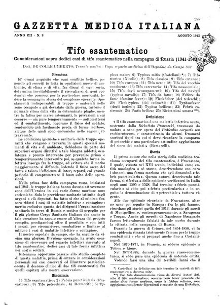 Gazzetta medica italiana