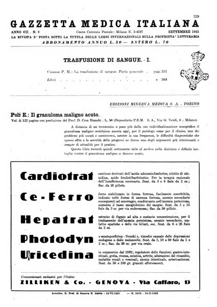 Gazzetta medica italiana