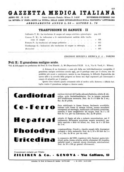 Gazzetta medica italiana