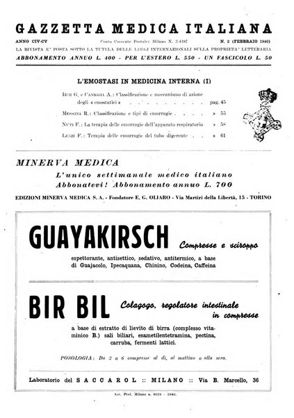 Gazzetta medica italiana