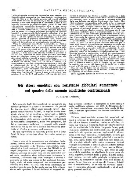 Gazzetta medica italiana