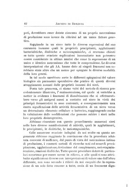 Archivi di biologia applicata alla patologia, alla clinica e all'igiene periodico bimestrale