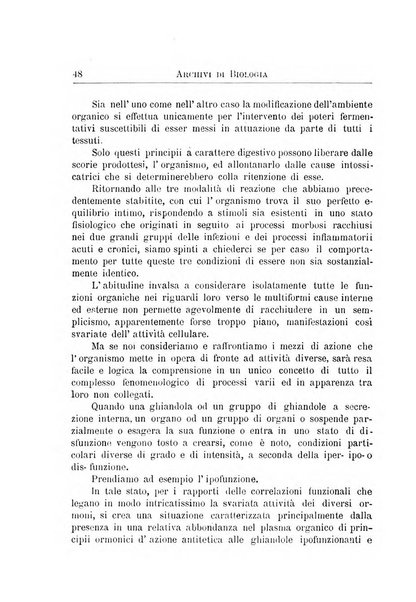 Archivi di biologia applicata alla patologia, alla clinica e all'igiene periodico bimestrale