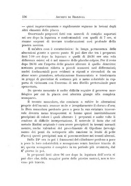 Archivi di biologia applicata alla patologia, alla clinica e all'igiene periodico bimestrale