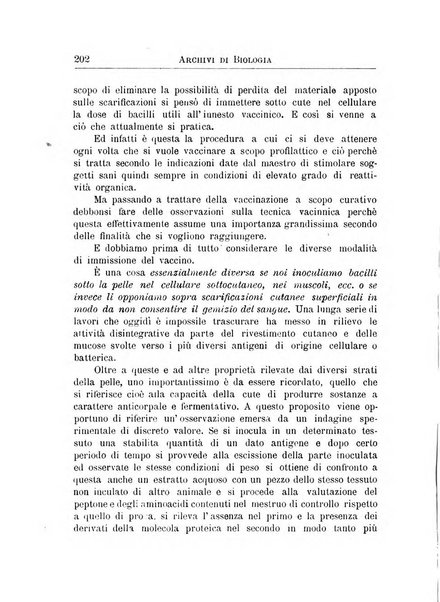 Archivi di biologia applicata alla patologia, alla clinica e all'igiene periodico bimestrale