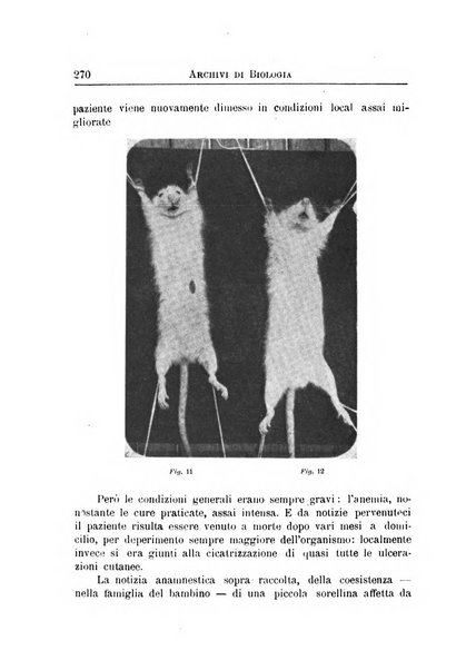 Archivi di biologia applicata alla patologia, alla clinica e all'igiene periodico bimestrale