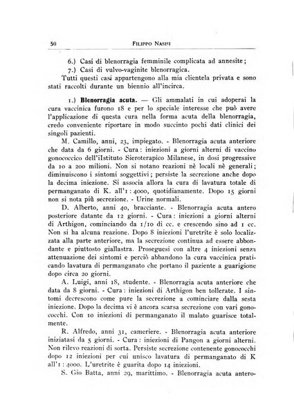 Archivi di biologia applicata alla patologia, alla clinica e all'igiene periodico bimestrale