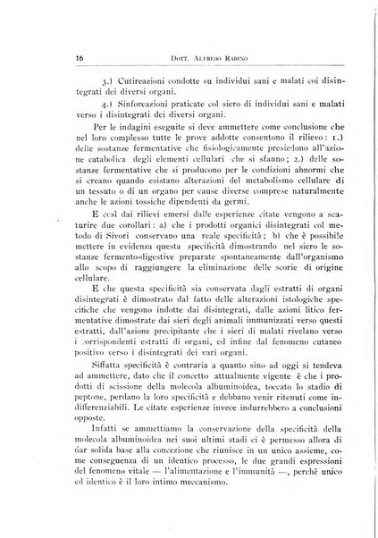 Archivi di biologia applicata alla patologia, alla clinica e all'igiene periodico bimestrale