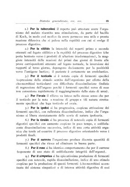 Archivi di biologia applicata alla patologia, alla clinica e all'igiene periodico bimestrale