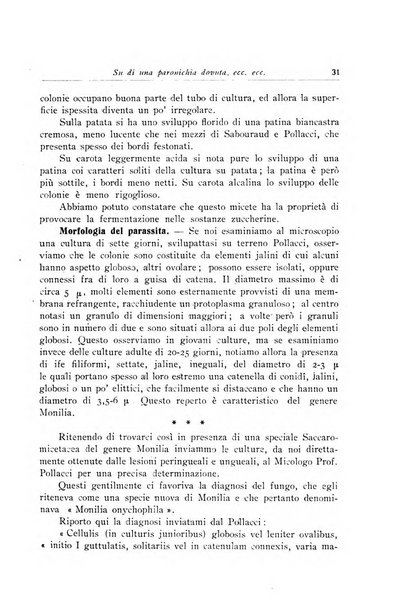 Archivi di biologia applicata alla patologia, alla clinica e all'igiene periodico bimestrale