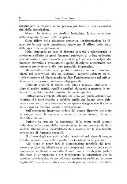 Archivi di biologia applicata alla patologia, alla clinica e all'igiene periodico bimestrale