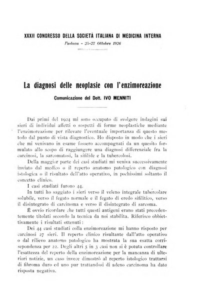 Archivi di biologia applicata alla patologia, alla clinica e all'igiene periodico bimestrale