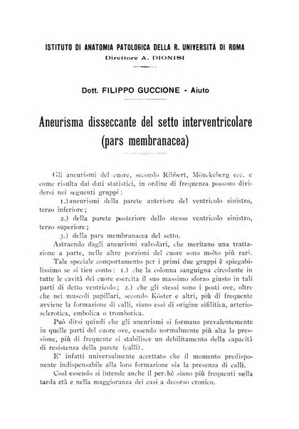 Archivi di biologia applicata alla patologia, alla clinica e all'igiene periodico bimestrale