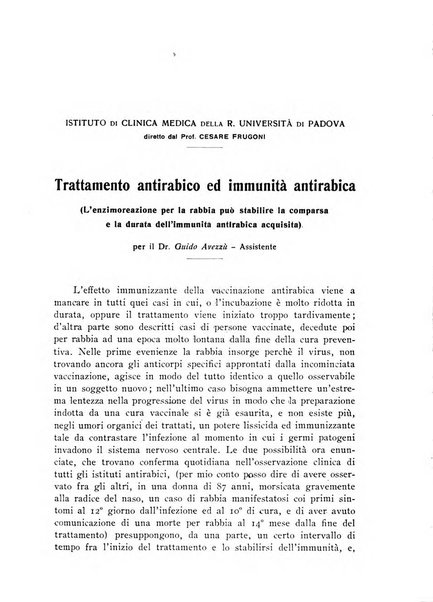 Archivi di biologia applicata alla patologia, alla clinica e all'igiene periodico bimestrale