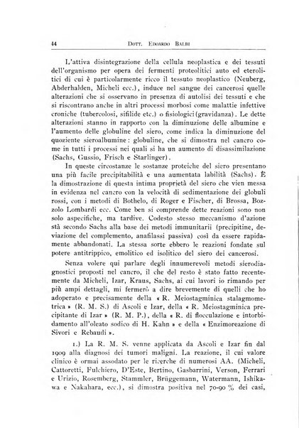 Archivi di biologia applicata alla patologia, alla clinica e all'igiene periodico bimestrale