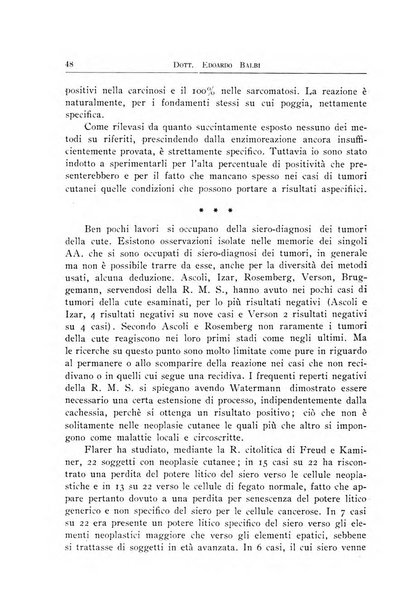 Archivi di biologia applicata alla patologia, alla clinica e all'igiene periodico bimestrale