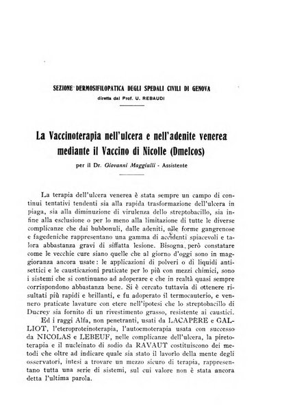 Archivi di biologia applicata alla patologia, alla clinica e all'igiene periodico bimestrale