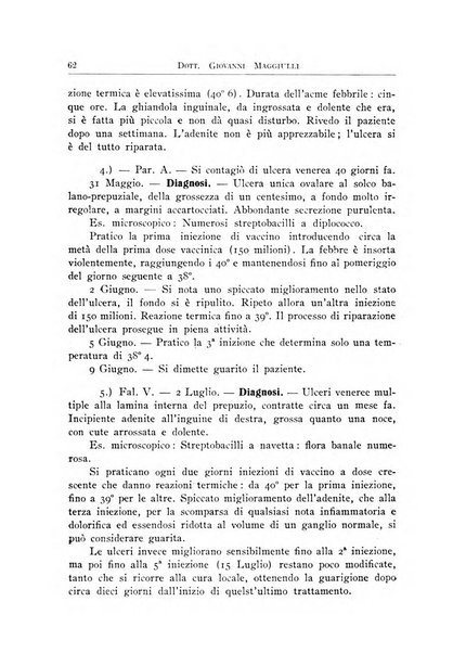 Archivi di biologia applicata alla patologia, alla clinica e all'igiene periodico bimestrale