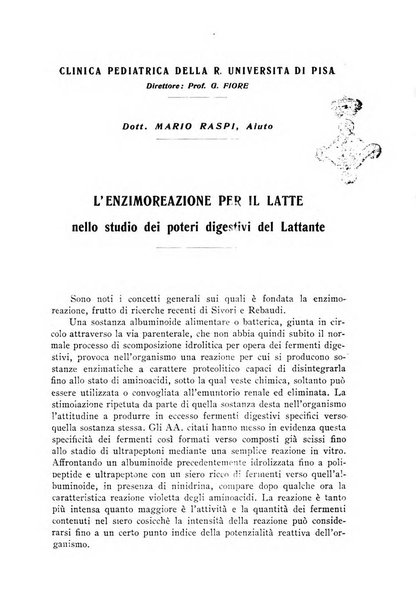 Archivi di biologia applicata alla patologia, alla clinica e all'igiene periodico bimestrale