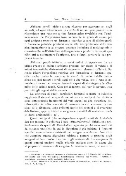 Archivi di biologia applicata alla patologia, alla clinica e all'igiene periodico bimestrale