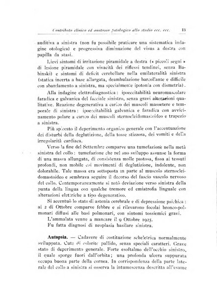 Archivi di biologia applicata alla patologia, alla clinica e all'igiene periodico bimestrale