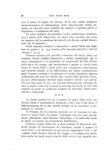 Archivi di biologia applicata alla patologia, alla clinica e all'igiene periodico bimestrale