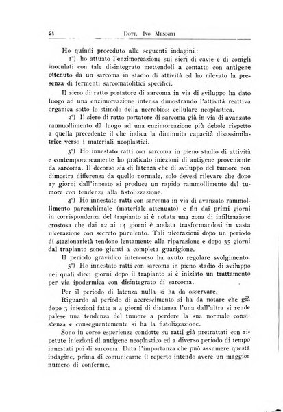 Archivi di biologia applicata alla patologia, alla clinica e all'igiene periodico bimestrale