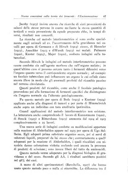 Archivi di biologia applicata alla patologia, alla clinica e all'igiene periodico bimestrale