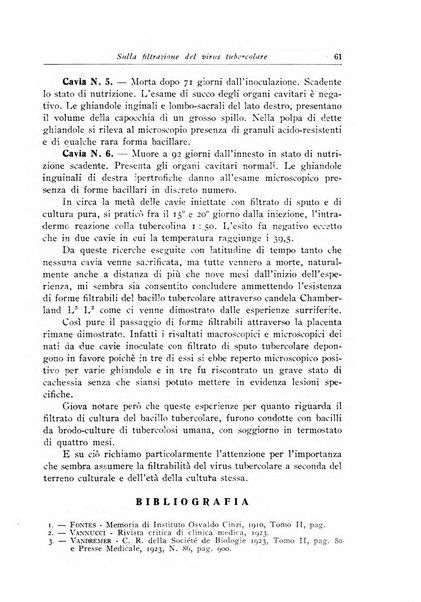 Archivi di biologia applicata alla patologia, alla clinica e all'igiene periodico bimestrale