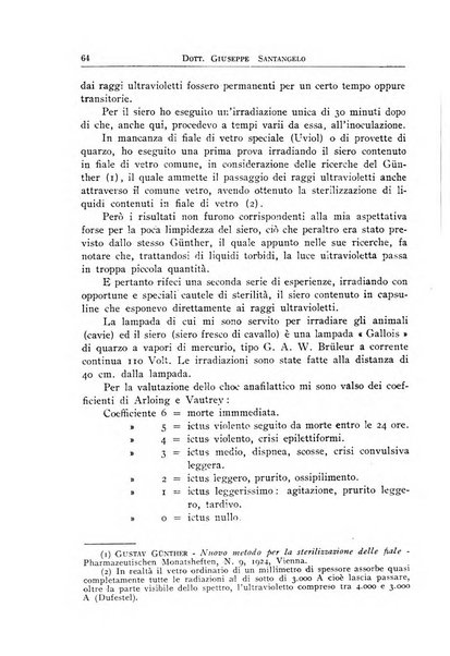 Archivi di biologia applicata alla patologia, alla clinica e all'igiene periodico bimestrale