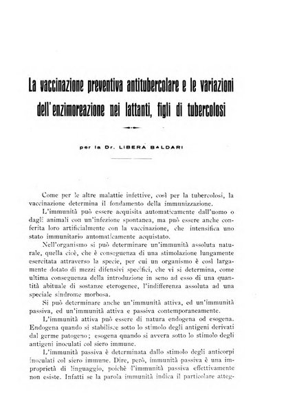 Archivi di biologia applicata alla patologia, alla clinica e all'igiene periodico bimestrale