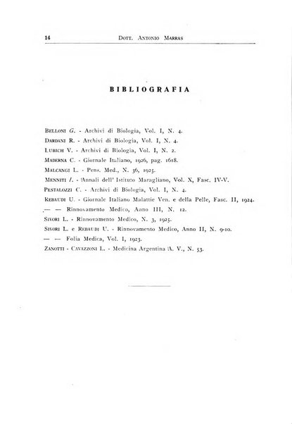 Archivi di biologia applicata alla patologia, alla clinica e all'igiene periodico bimestrale