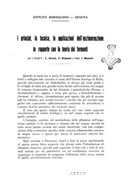 Archivi di biologia applicata alla patologia, alla clinica e all'igiene periodico bimestrale