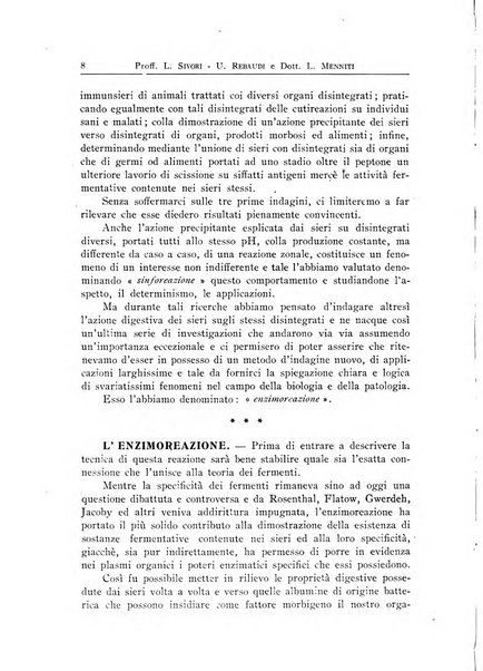 Archivi di biologia applicata alla patologia, alla clinica e all'igiene periodico bimestrale