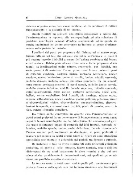 Archivi di biologia applicata alla patologia, alla clinica e all'igiene periodico bimestrale