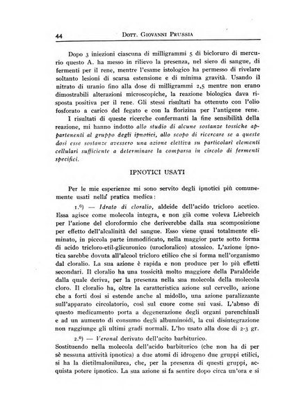 Archivi di biologia applicata alla patologia, alla clinica e all'igiene periodico bimestrale