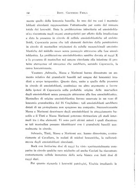 Archivi di biologia applicata alla patologia, alla clinica e all'igiene periodico bimestrale