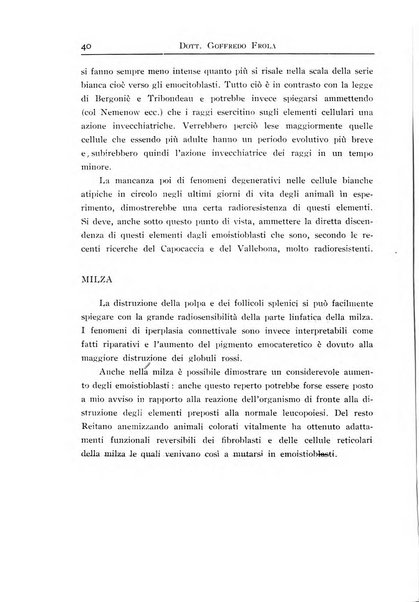 Archivi di biologia applicata alla patologia, alla clinica e all'igiene periodico bimestrale