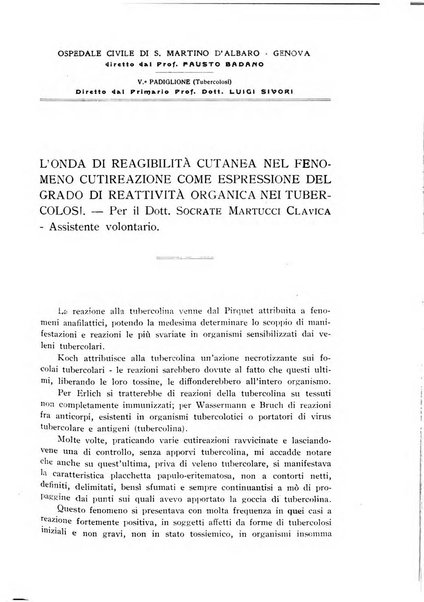 Archivi di biologia applicata alla patologia, alla clinica e all'igiene periodico bimestrale