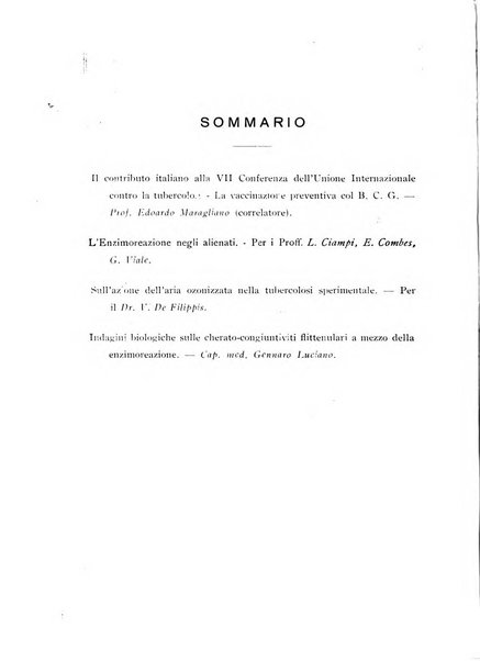 Archivi di biologia applicata alla patologia, alla clinica e all'igiene periodico bimestrale