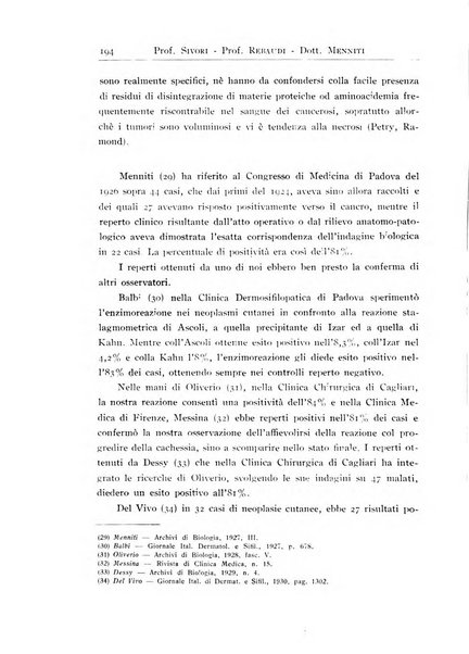 Annali dell'Istituto Maragliano archivi di biologia applicata alla patologia, alla clinica e all'igiene