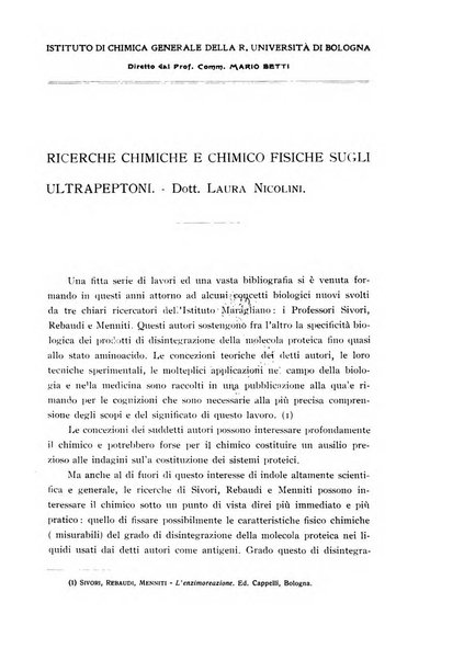 Annali dell'Istituto Maragliano archivi di biologia applicata alla patologia, alla clinica e all'igiene