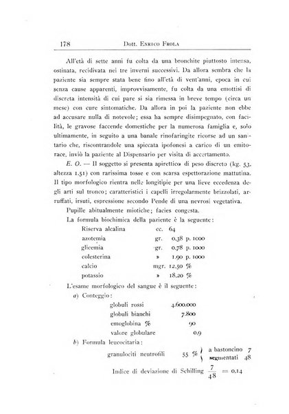 Annali dell'Istituto Maragliano archivi di biologia applicata alla patologia, alla clinica e all'igiene