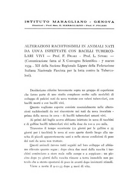 Annali dell'Istituto Maragliano archivi di biologia applicata alla patologia, alla clinica e all'igiene